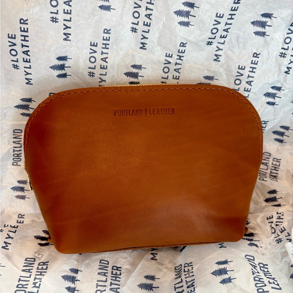 Portland Leather Goods Belladonna Make up Bag